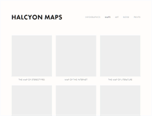 Tablet Screenshot of halcyonmaps.com